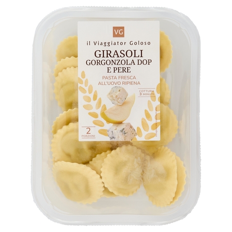 Girasoli Gorgonzola DOP e Pere Il Viaggiator Goloso